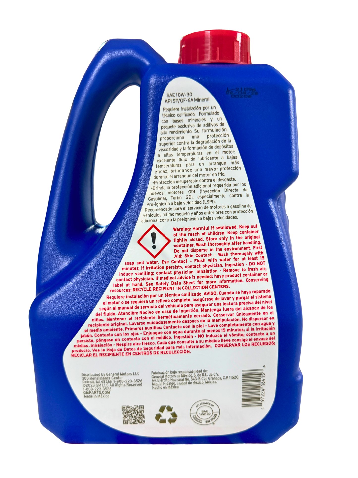 Compra Aceite 10w30 Mineral 5L | 19434699 | ACDelco, Envío en ZMG, a México por paquetería o retiro en Refaccionaria Albarrán.