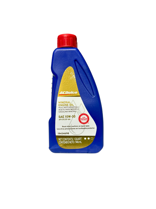 Aceite SAE 10w30 Mineral 946ML | 19434698 | ACDelco