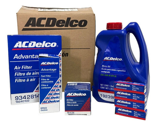 Kit Afinacion Chevy 1.4, 1.6, 94-12 Aceite 15w40 Soemx