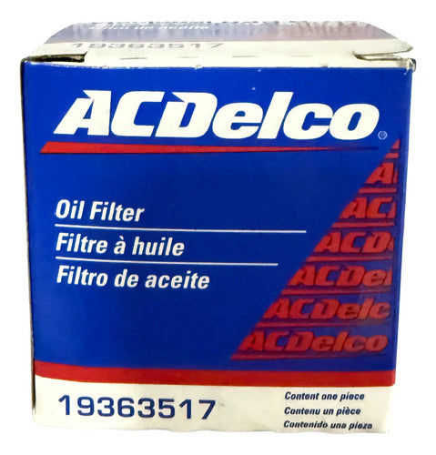 Kit Cambio Aceite ACDelco Sintético 5w30 Aveo Beat Spark | 19470588