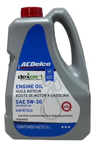 Kit Afinacion Chevrolet Trax (2013-2019) Aceite Sintético 5w30 | 19470589 | ACDelco