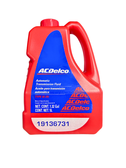Aceite Transmisión Automática DEXRON lll 5L | 19136731 | ACDelco