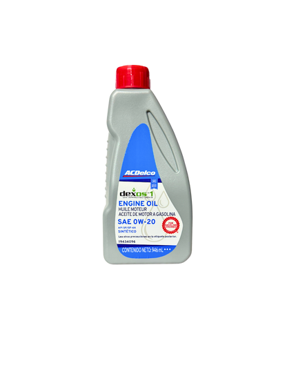 Aceite 0w20 SIntético Dexos1 GEN3 946 ML | 19434096 | ACDelco