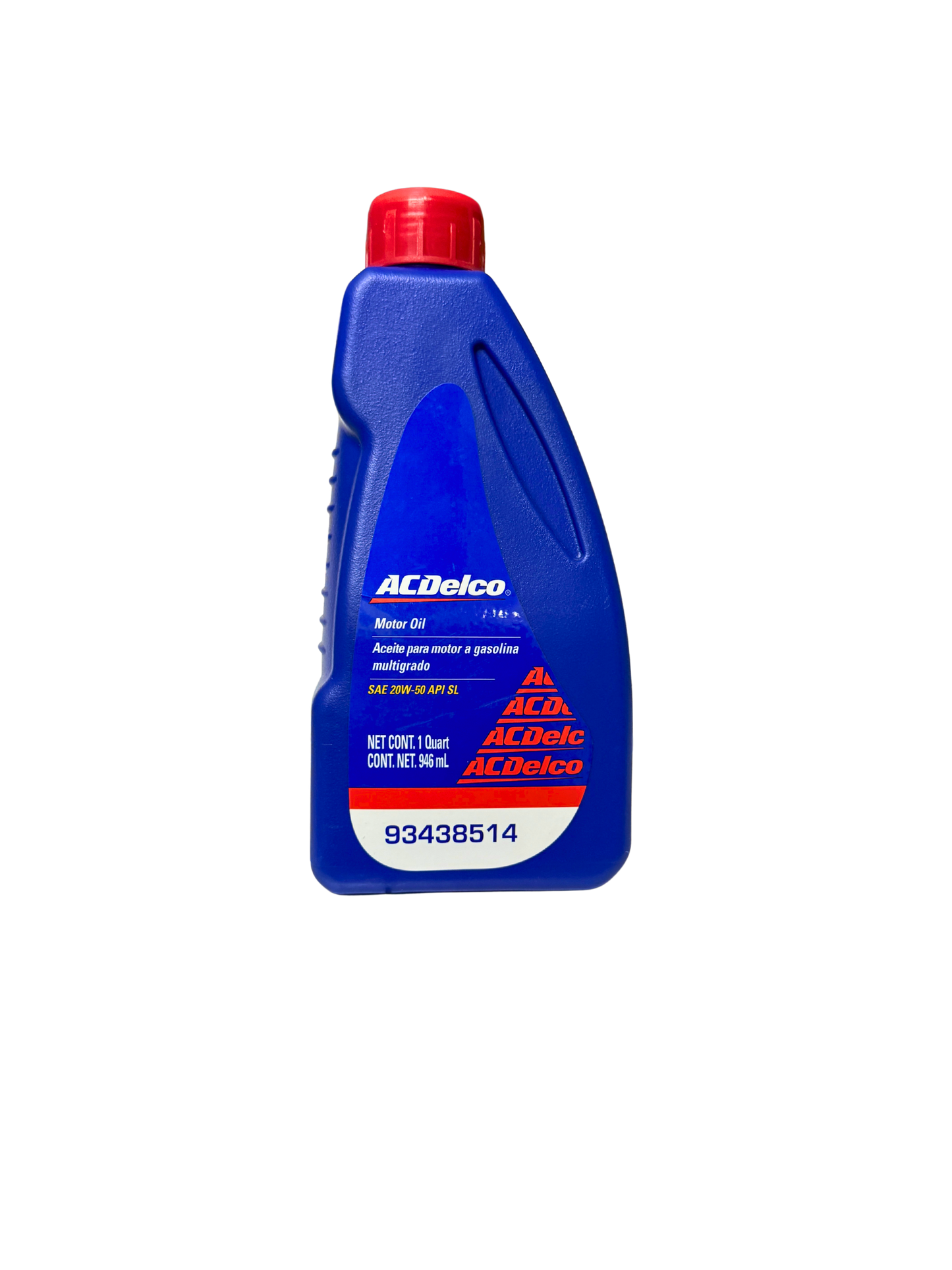 Compra Aceite 20w50 SAE Mineral 946 ML | 93438514 | ACDelco, Envío en ZMG, a México por paquetería o retiro en Refaccionaria Albarrán.