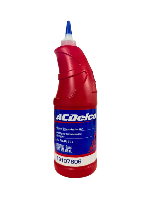 Compra Aceite Transmision Manual SAE 140 Mineral API GL-1 946 ML | 19107806 | ACDelco, Envío en ZMG, a México por paquetería o retiro en Refaccionaria Albarrán.