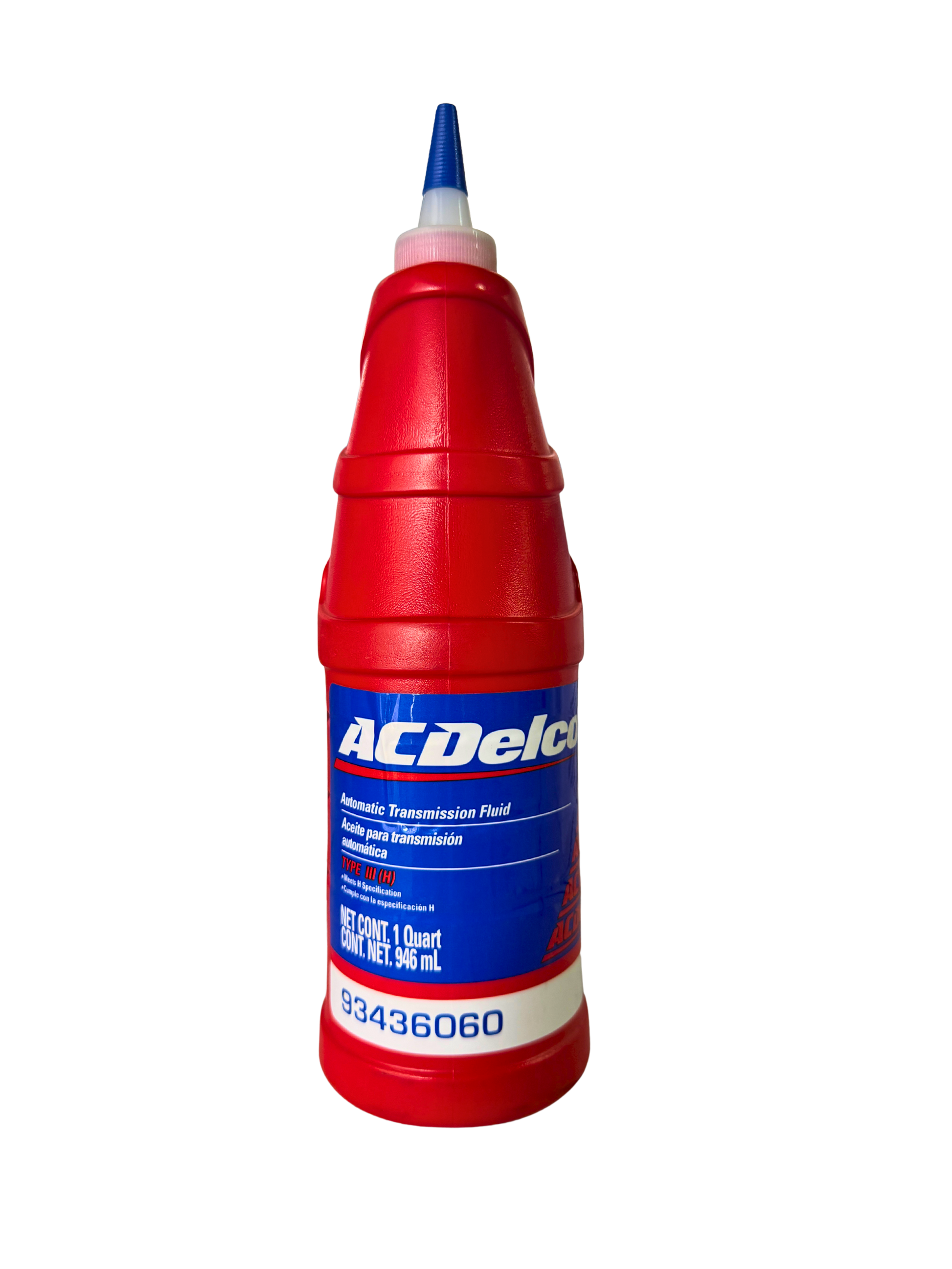 Compra Aceite Transmisión Automática ATF DEXRON III 946 ML | 93436060 | ACDelco, Envío en ZMG, a México por paquetería o retiro en Refaccionaria Albarrán.