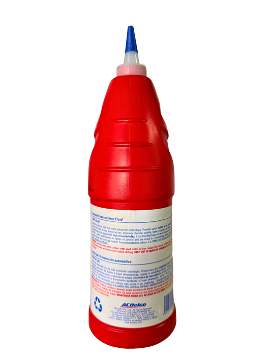 Compra Aceite Transmisión Automática ATF DEXRON III 946 ML | 93436060 | ACDelco, Envío en ZMG, a México por paquetería o retiro en Refaccionaria Albarrán.
