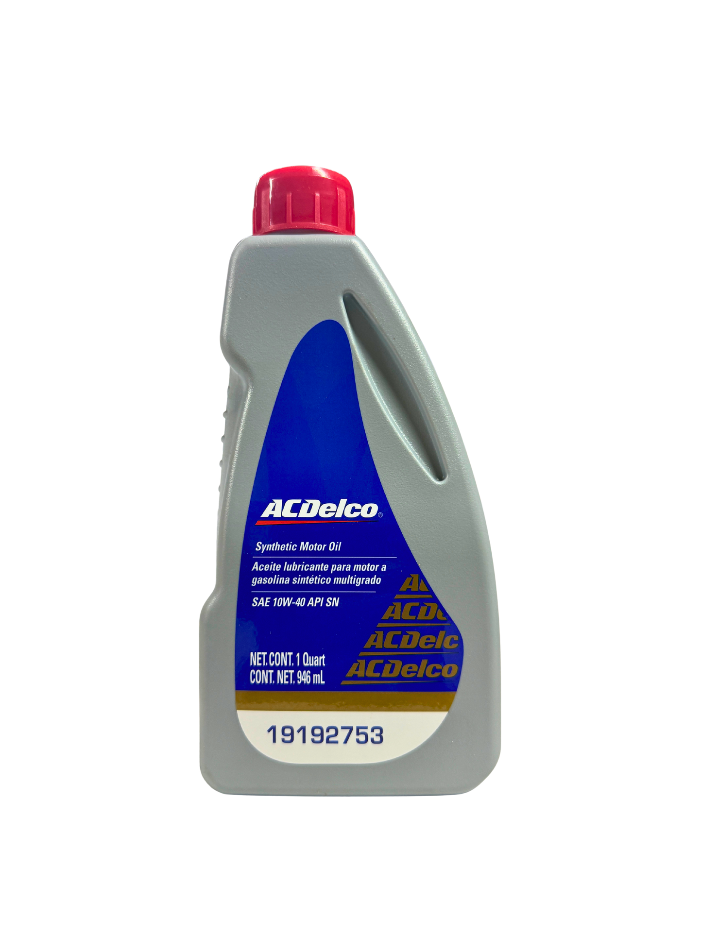 Compra Aceite 10w40 SAE Sintético 946 ML | 19192753 | ACDelco, Envío en ZMG, a México por paquetería o retiro en Refaccionaria Albarrán.