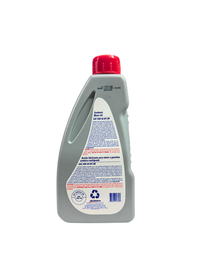 Compra Aceite 10w40 SAE Sintético 946 ML | 19192753 | ACDelco, Envío en ZMG, a México por paquetería o retiro en Refaccionaria Albarrán.