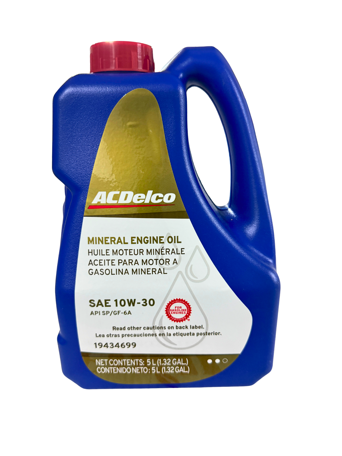 Compra Aceite 10w30 Mineral 5L | 19434699 | ACDelco, Envío en ZMG, a México por paquetería o retiro en Refaccionaria Albarrán.