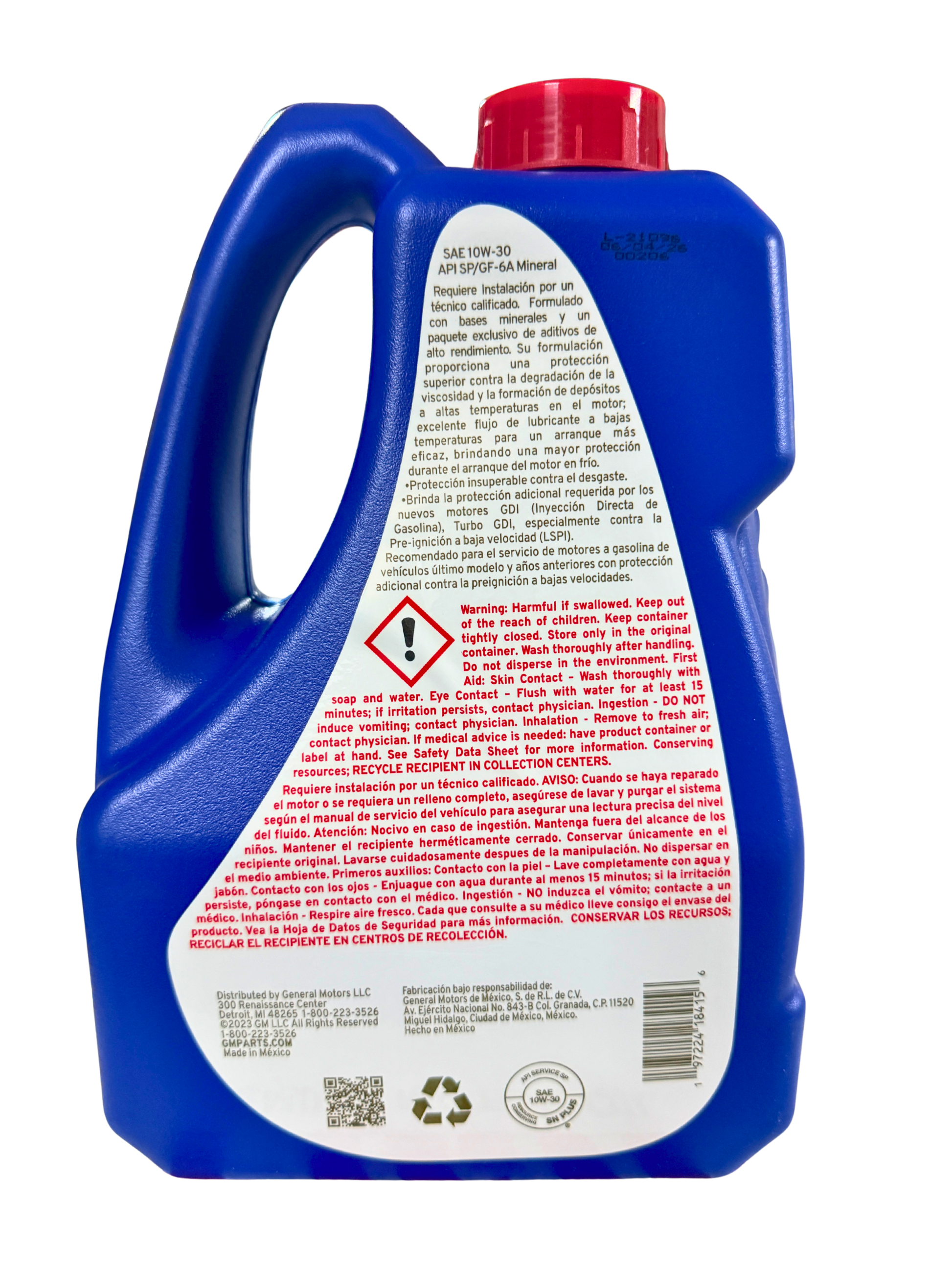 Compra Aceite 10w30 Mineral 5L | 19434699 | ACDelco, Envío en ZMG, a México por paquetería o retiro en Refaccionaria Albarrán.