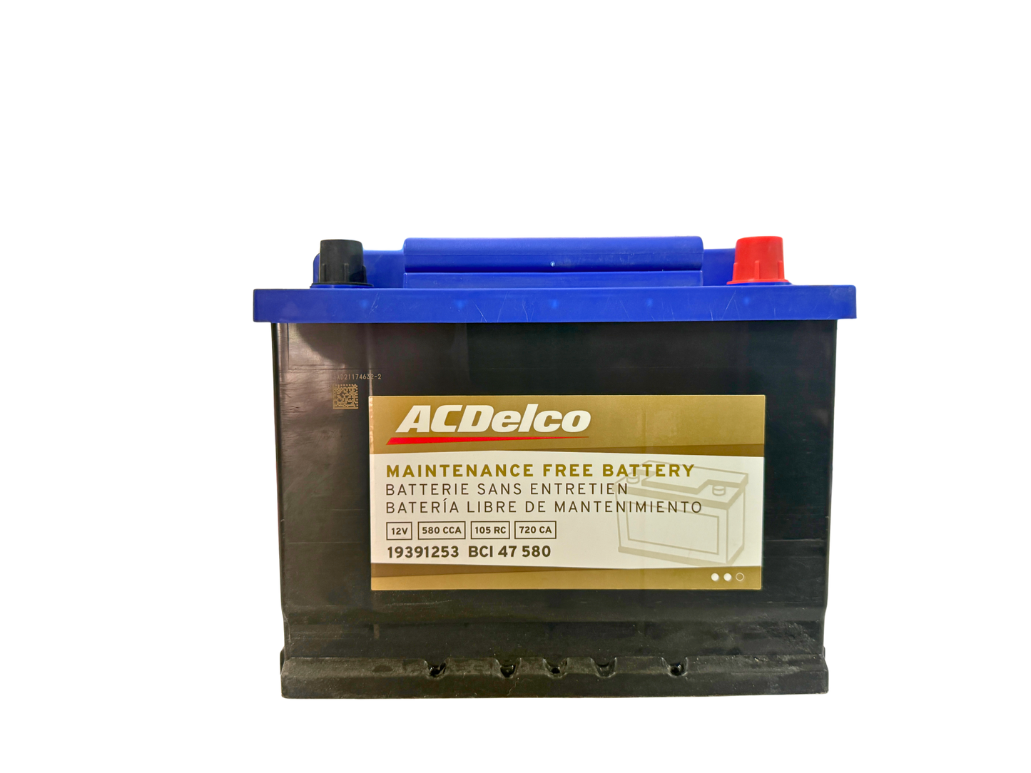 Batería Acumulador ACDelco BCI 47 580 CCA - 19391253