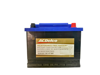 Batería Acumulador ACDelco BCI 47 580 CCA - 19391253