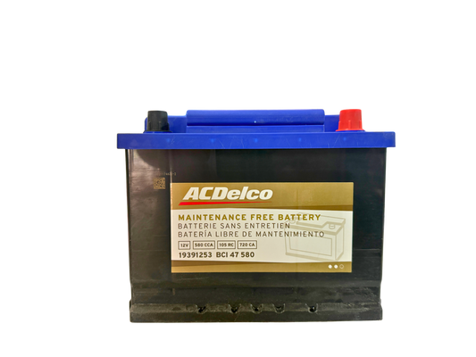 Batería Acumulador ACDelco BCI 47 580 CCA - 19391253