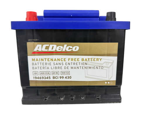 Acumulador ACDelco 19469345 Rendimiento y encendido confiable para Groove, Aveo, Beat, Spark, Onix. ¡Pídelo hoy con envío rápido!