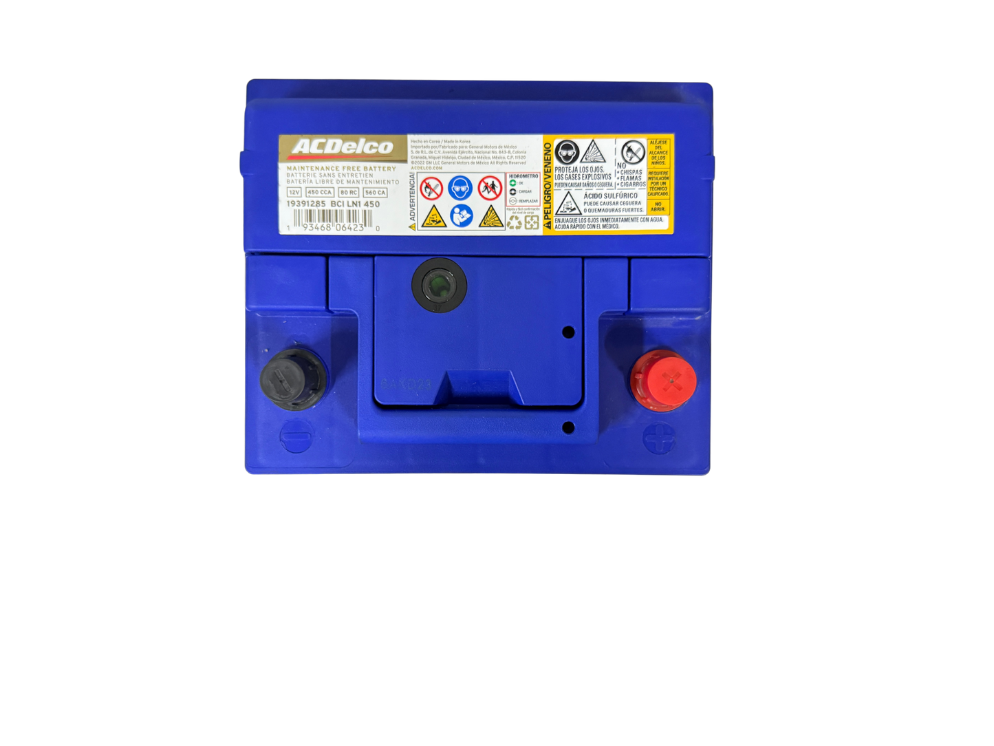 Acumulador ACDelco 19391285 BCI LN1 compatible con Fiesta, Ikon, Spark, March, Beat y Mas, ¡Pídela hoy con envío rápido!