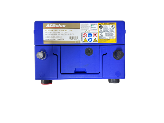 Acumulador ACDelco 19391263 BCI 78DT (750 CCA / 930 CA) 12V. Terminal dual para camionetas, Express, Suburban y SUVs. ¡Pídela hoy con despacho rápido!