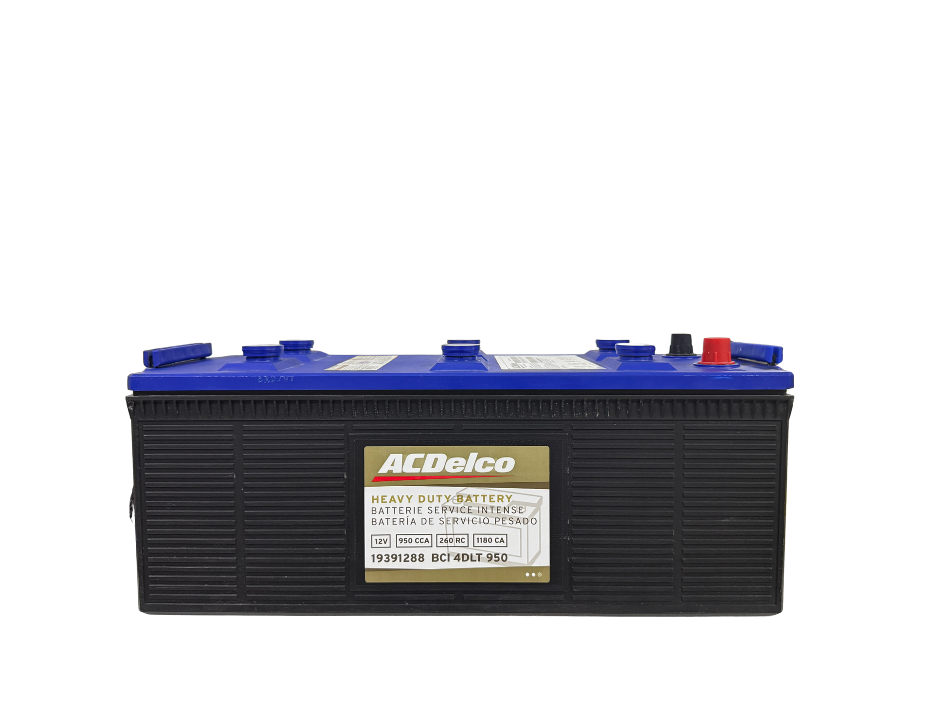 Acumulador ACDelco 19391288 BCI 4DLT (950 CCA / 12V). Potencia máxima de arranque para maquinaria agrícola, tractores y equipo pesado Hesston, Ford, New Holland. ¡Despacho inmediato!