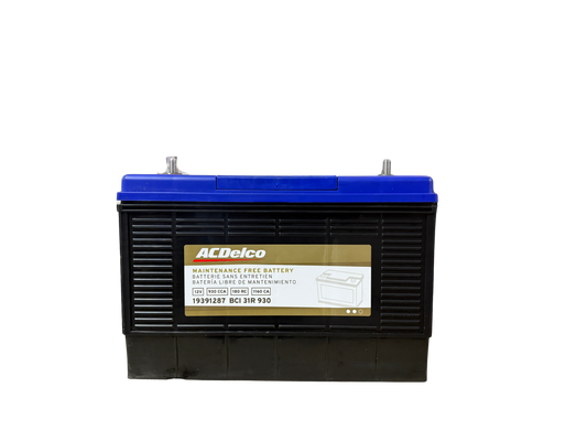 Acumulador ACDelco 19391287 BCI 31R (900 CCA / 1125 CA) 12V. Batería de servicio pesado para camiones, autobuses y equipo agrícola. ¡Pídela hoy mismo!