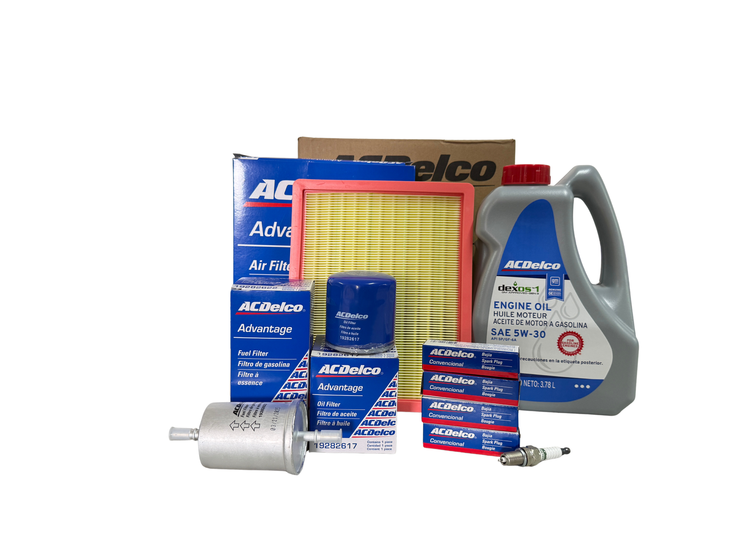 Compra Kit Afinación ACDelco Chevrolet Groove (2022-2025) 1.5, Envío en ZMG, a México por paquetería o retiro en Refaccionaria Albarrán.